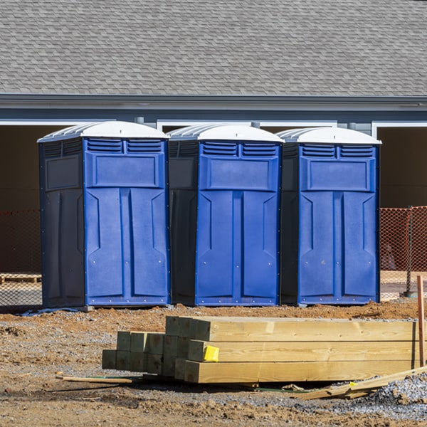 how can i report damages or issues with the portable toilets during my rental period in Hobson